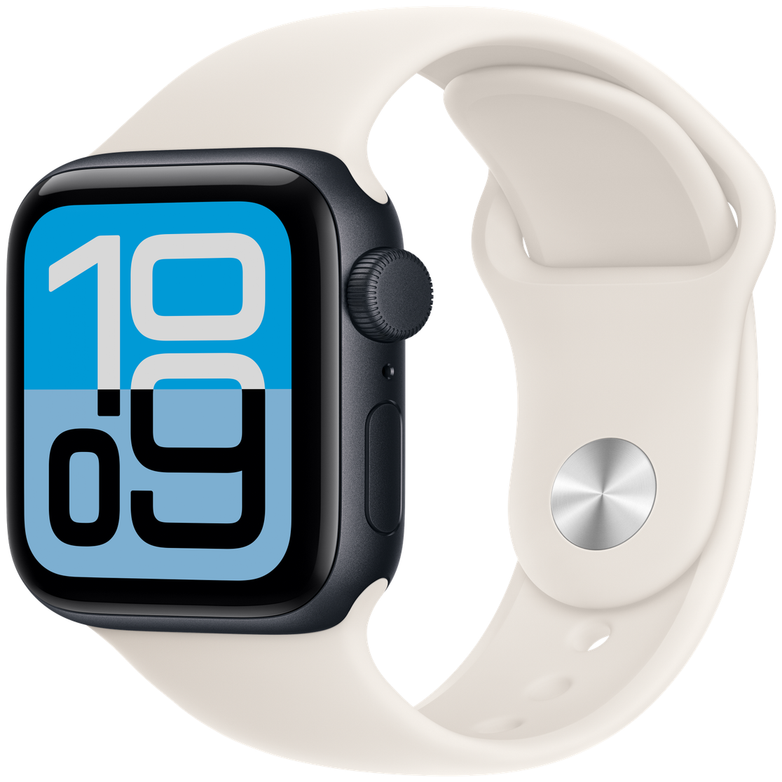 Apple Watch SE 3 40mm in Midnight, Front view