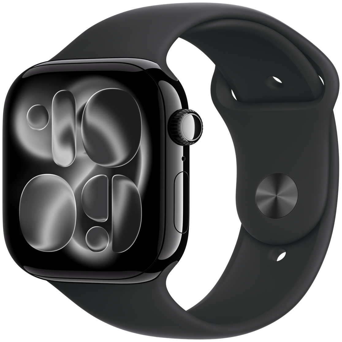 Apple Watch Series 11 46mm en Negro azabache, vista Front
