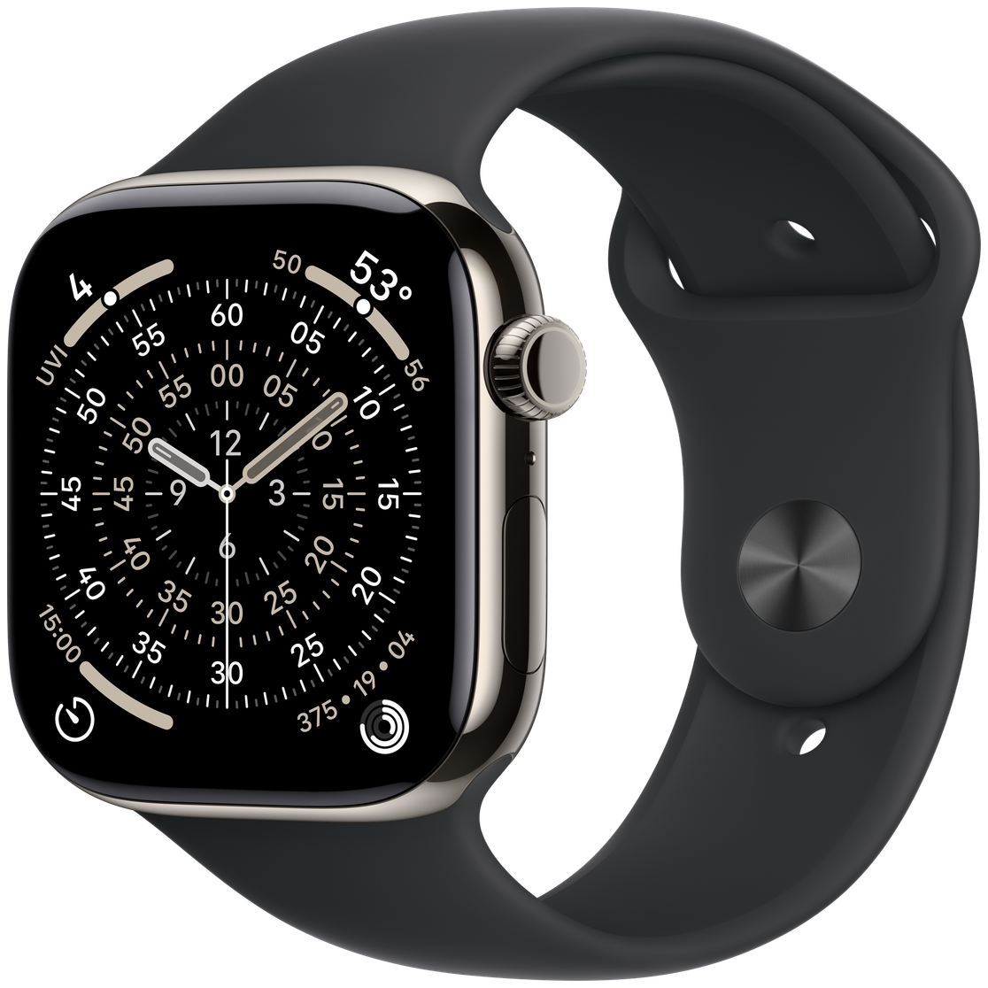 Apple Watch Titanium Series 11 46mm en Titanio, vista Front