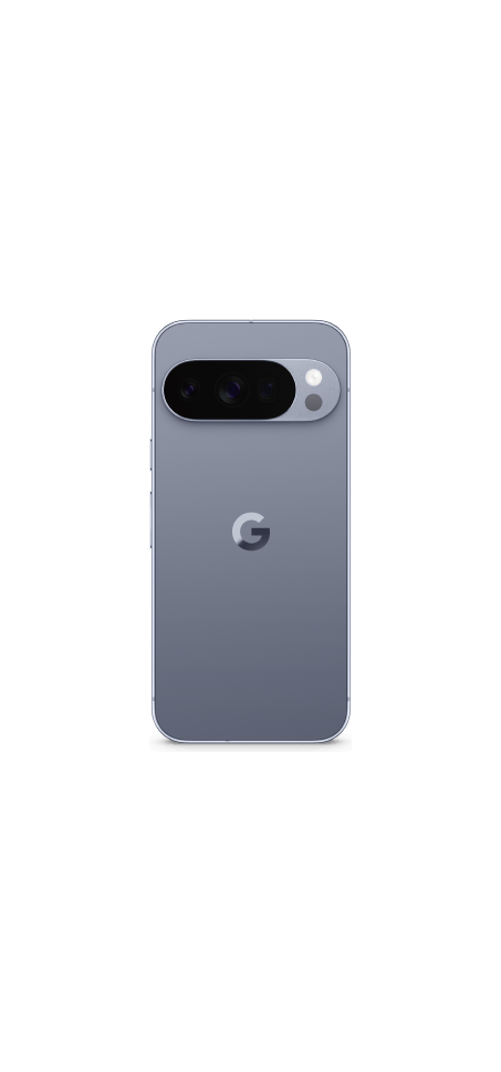 Pixel 10 Pro XL in Porcelain, front and back view