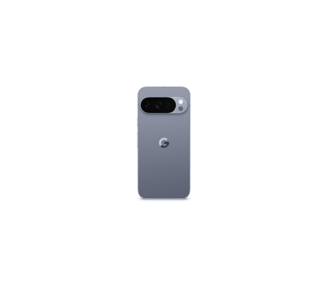 Pixel 10 Pro in Porcelain, front and back view