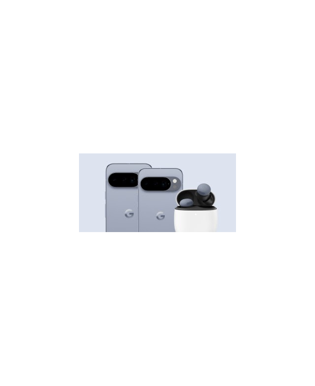 Pixel 8a in Porcelain, front and back view