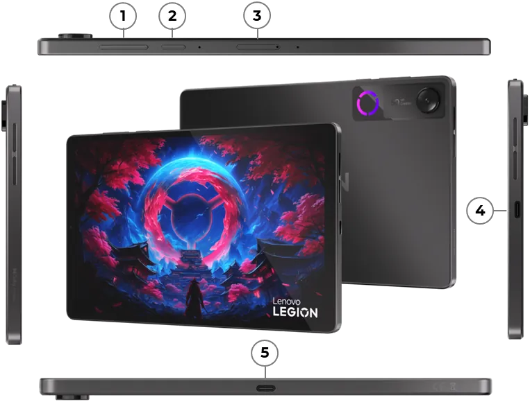 Legion Tab (8.8", 5) Front view