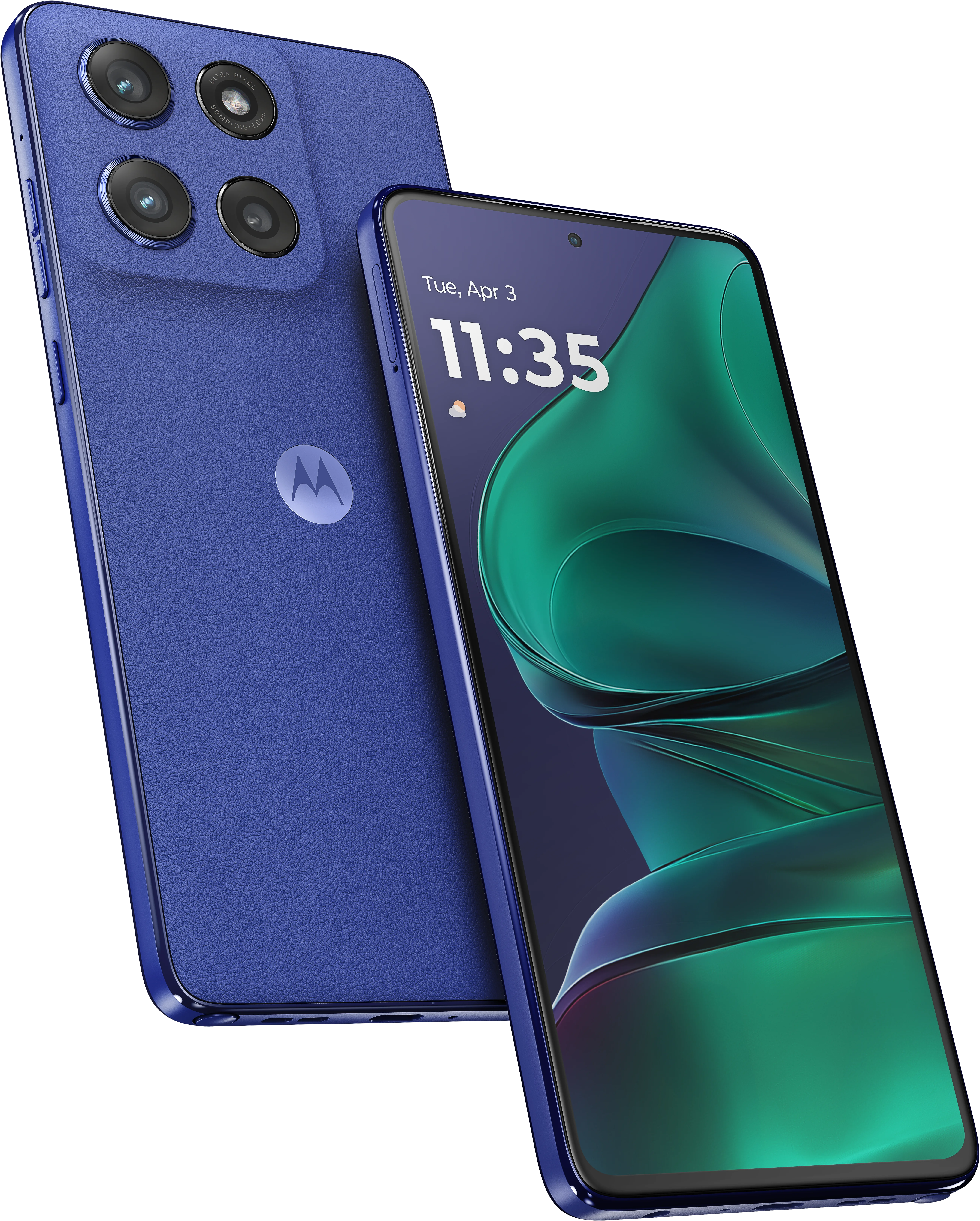 moto g stylus in Surf The Web, front and back view