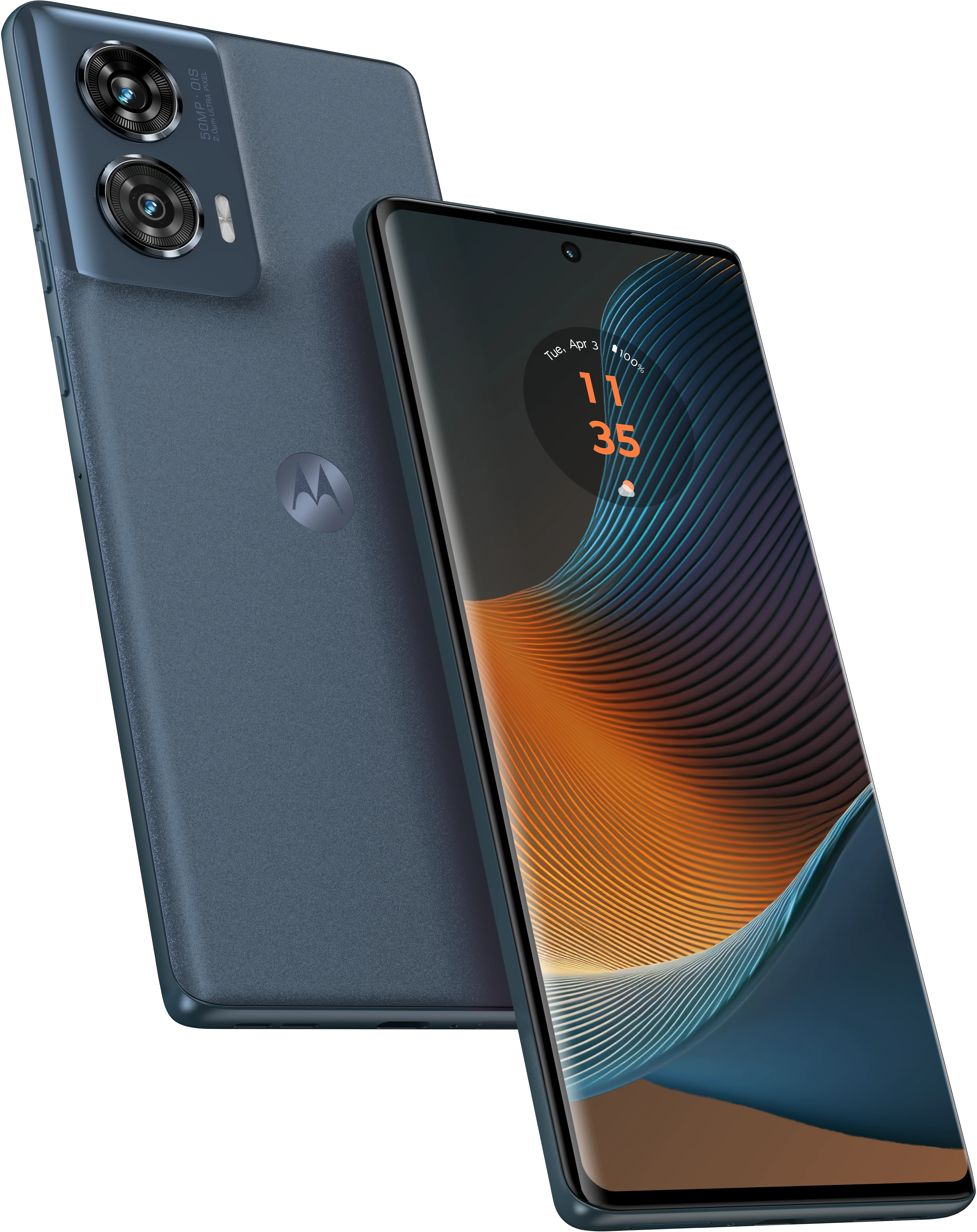 edge 50 fusion in Forest Blue, Front + Back view