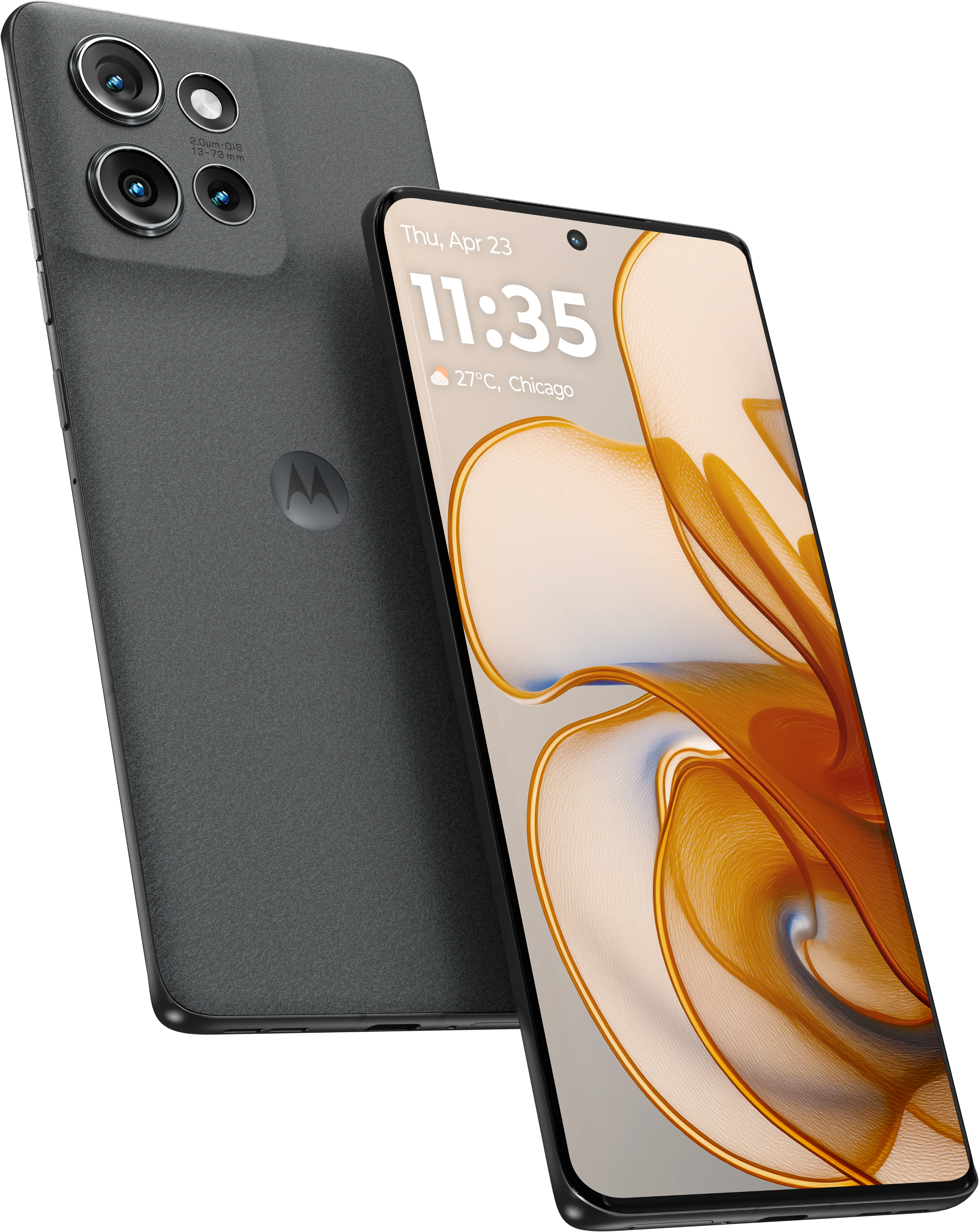 edge 50 in Koala Grey, front and back view