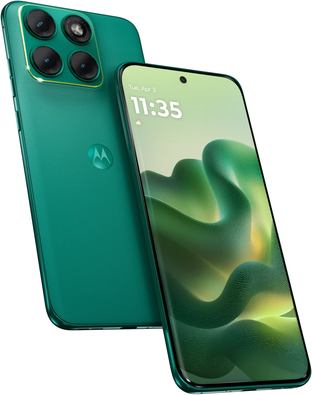 edge 70 fusion in Sporting Green, Front + Back view