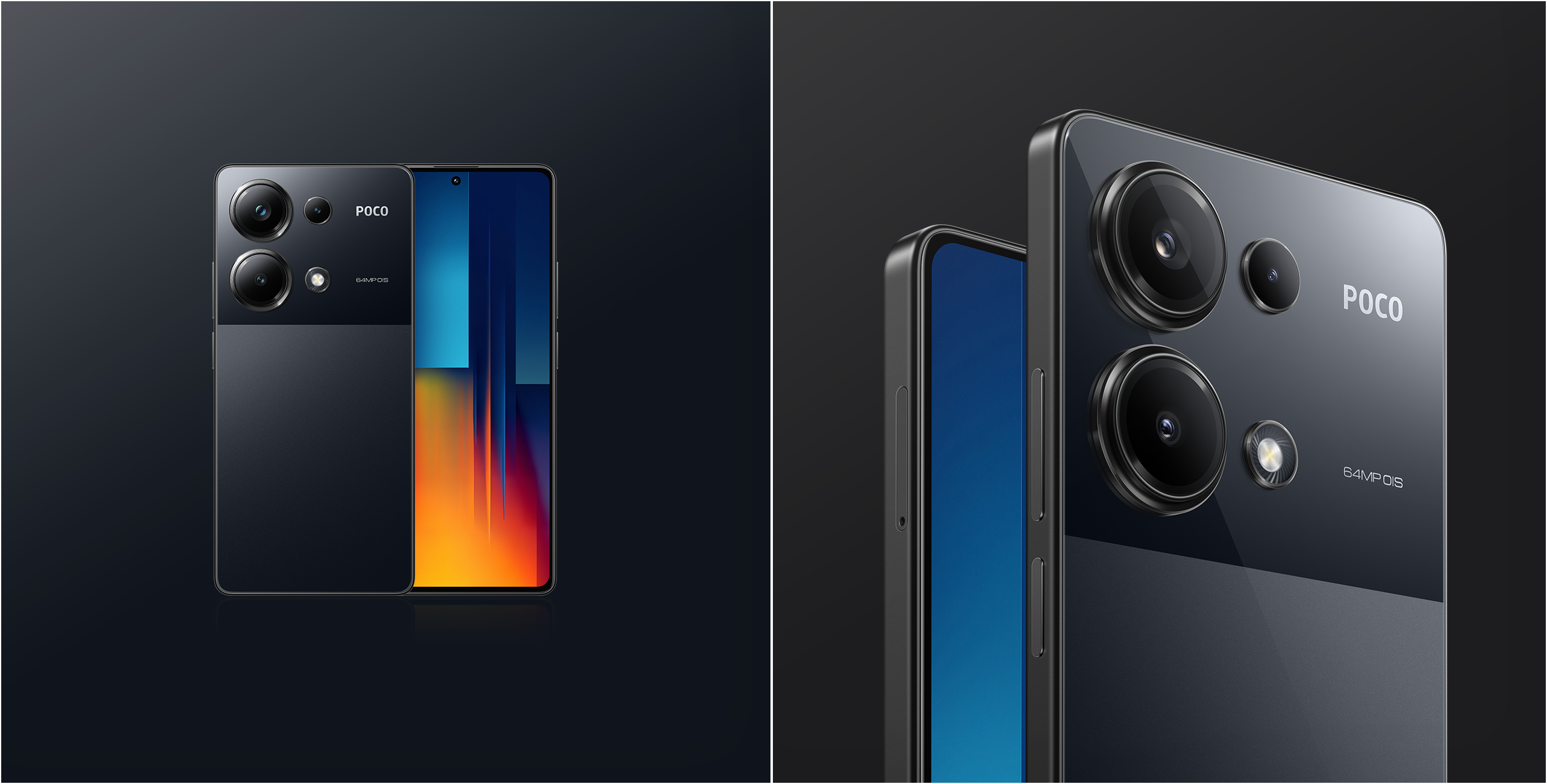 M6 Pro en Negro, vista Front + Back