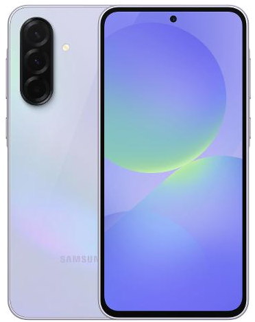 Galaxy A36 en Lavanda increíble, vista Front + Back
