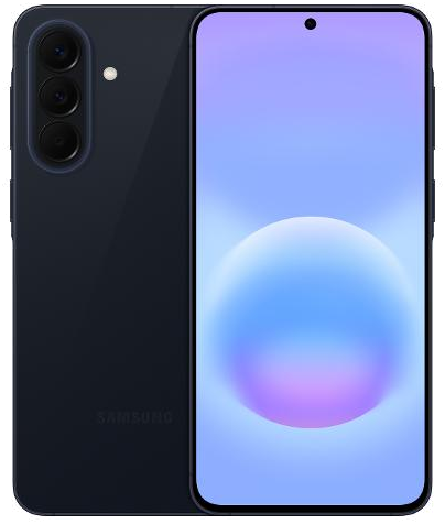 Galaxy A57 en Azul marino increíble, vista Front + Back