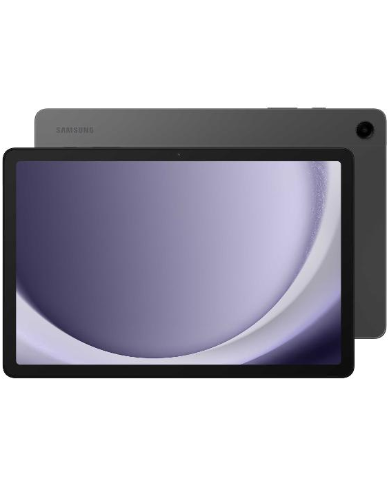 Galaxy Tab A9+ in Graphite, Front + Back view