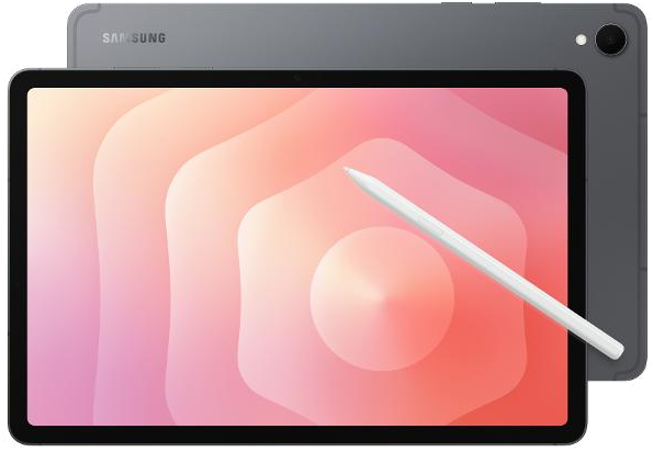 Galaxy Tab S11 in Gray, Front + Back view