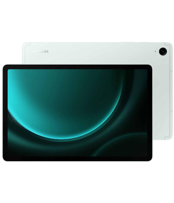 Galaxy Tab S9 FE en Menta, vista Front + Back
