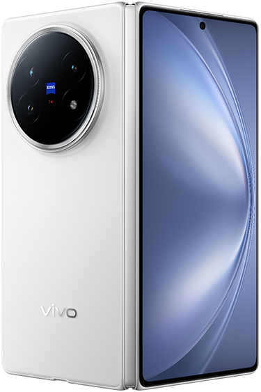 X Fold5 in White, Front + Back view