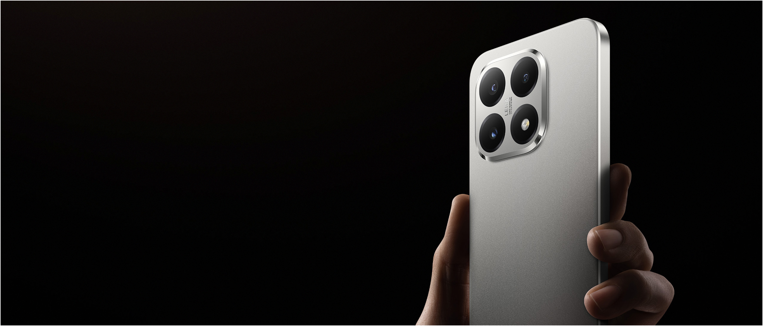 Xiaomi 15T in Gray, front and back view